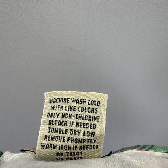 Orvis Women's Skirt 12P Petite Madras Patchwork Colorful Zip Short Lined Pockets - Picture 8 of 10